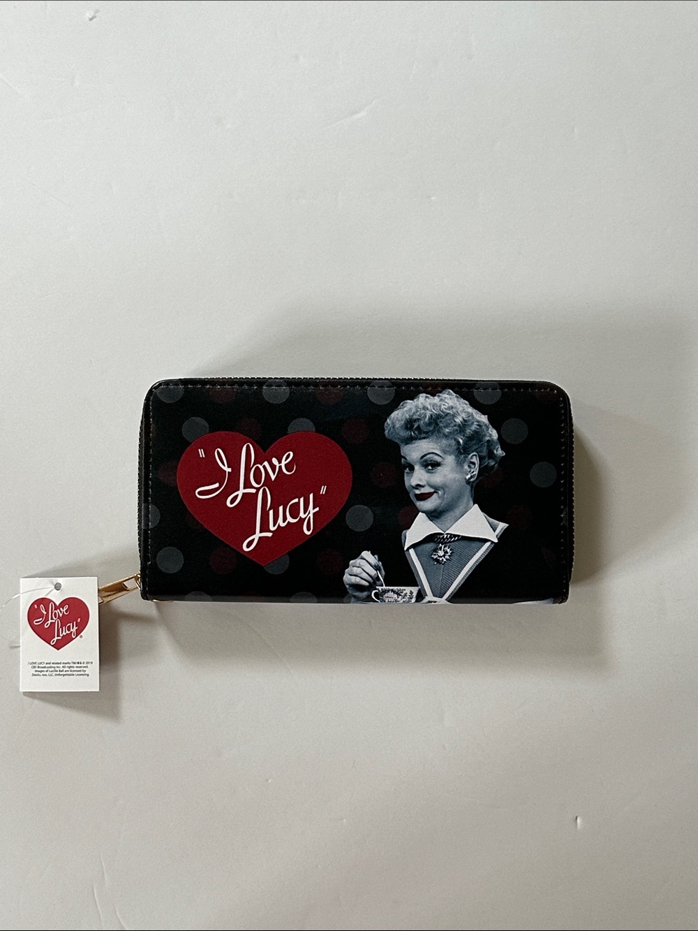 I Love Lucy Zip Around Wallet